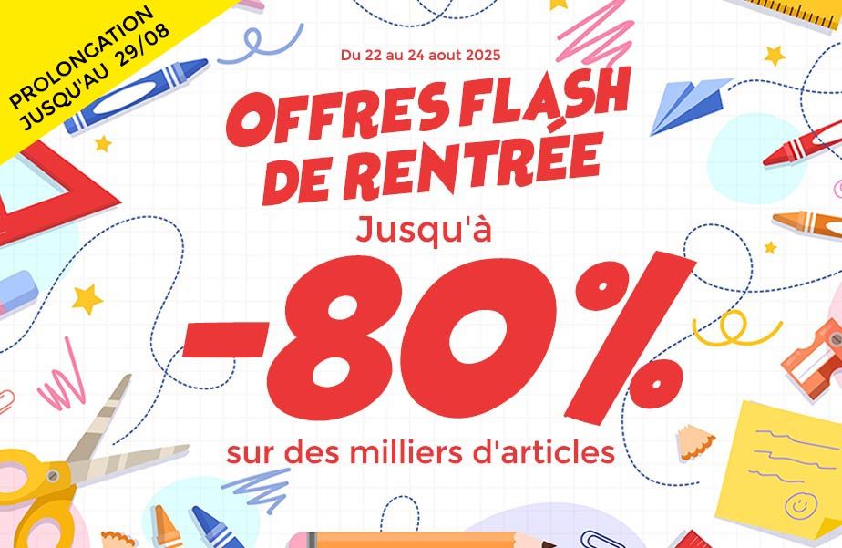 Offres flash de rentrée